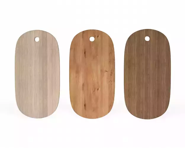 Oval Wooden Chopping Boards  Set of 3