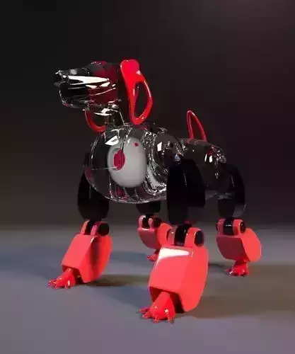 glass dog