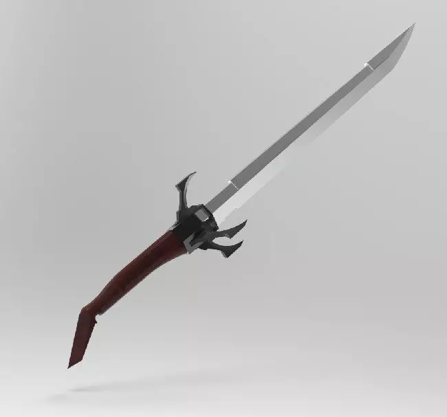 Corvos blade 3D print model_0