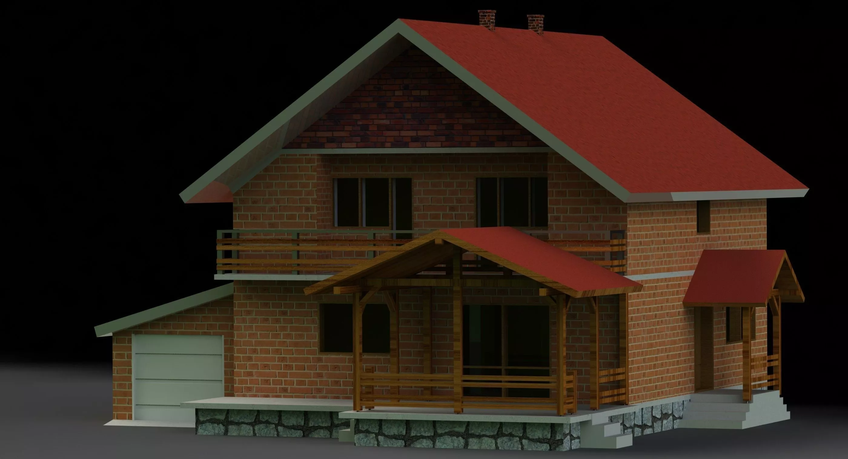 House Exterior Free 3D model
