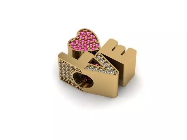 love charm ball  3D print model_0