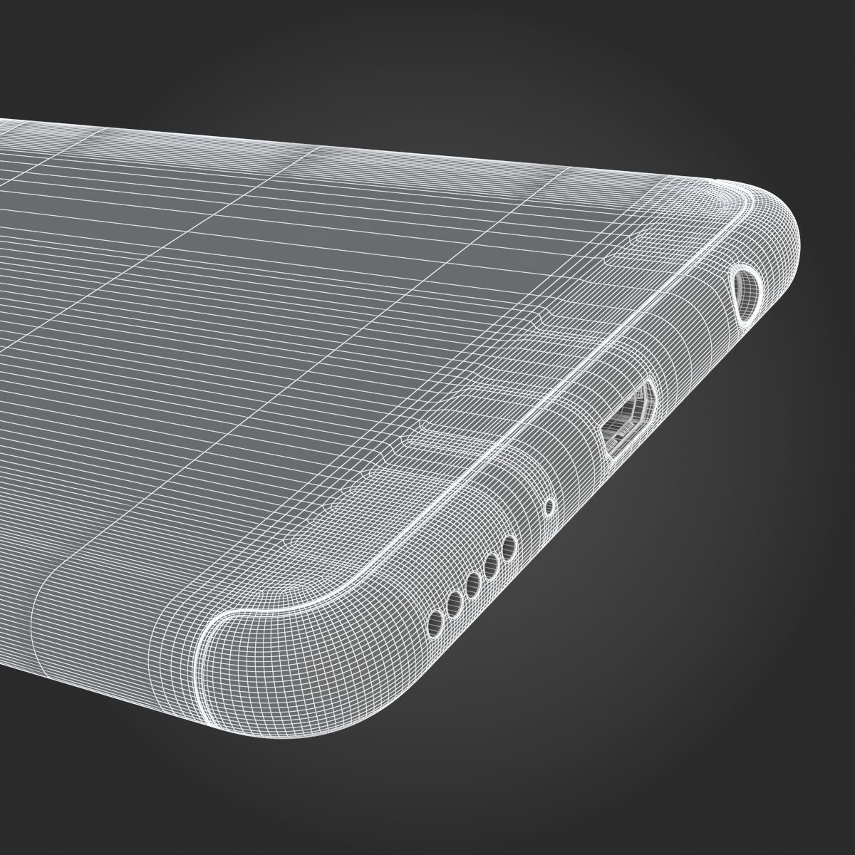 Huawei Y9 2018 Black 3D model_18