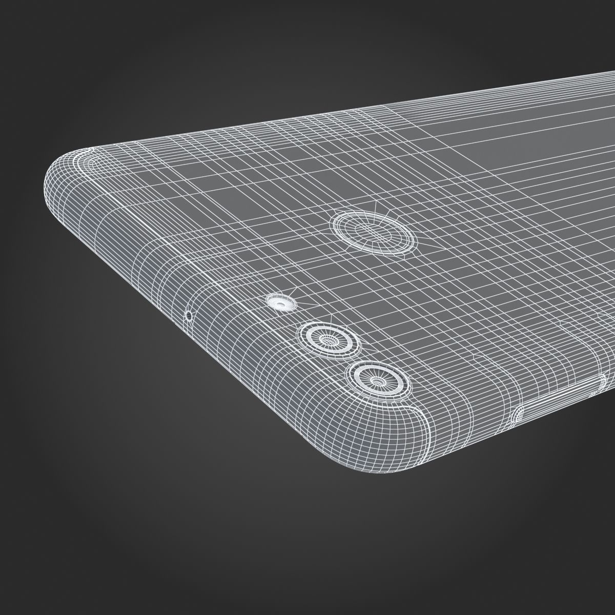 Huawei Y9 2018 Black 3D model_17