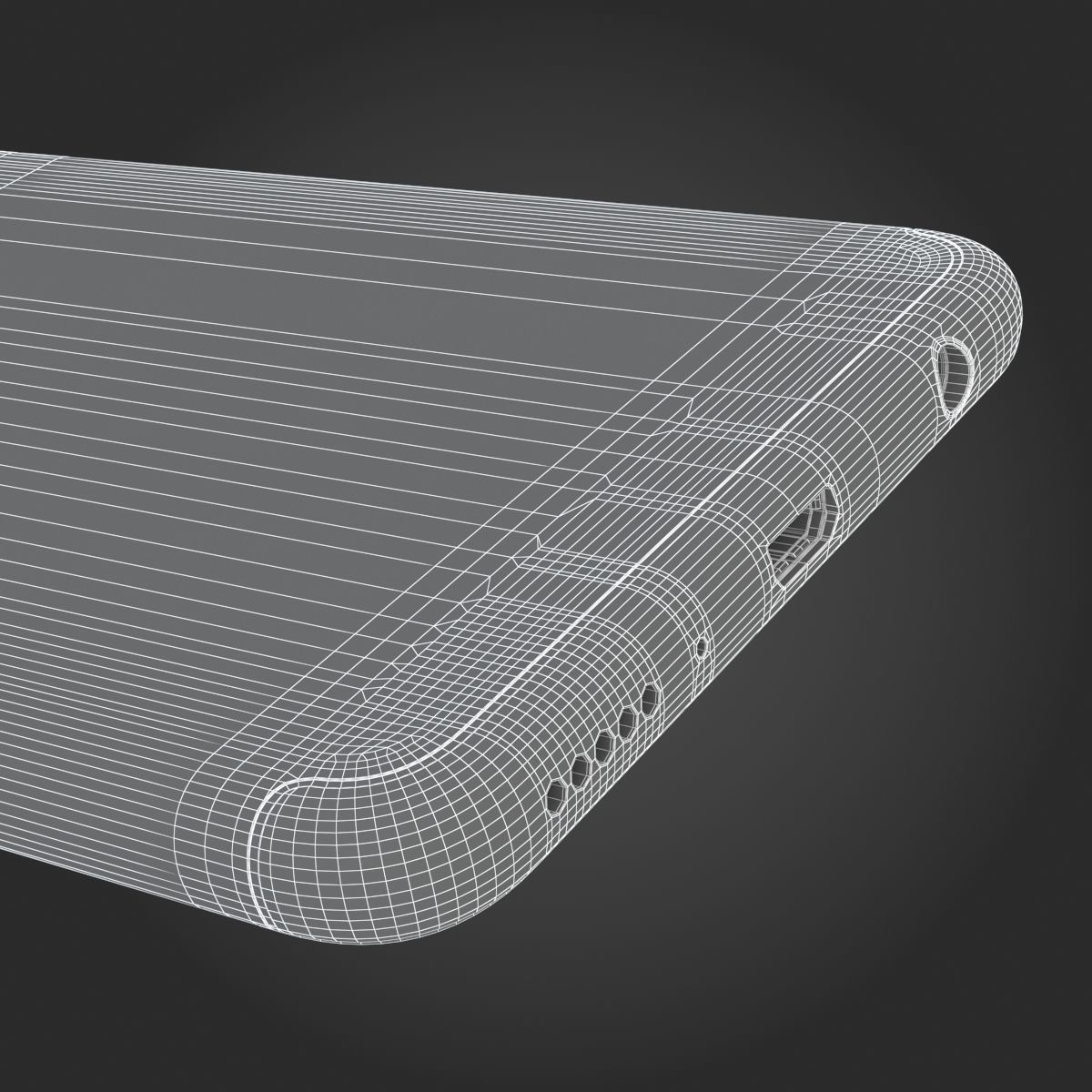 Huawei Y9 2018 Black 3D model_16