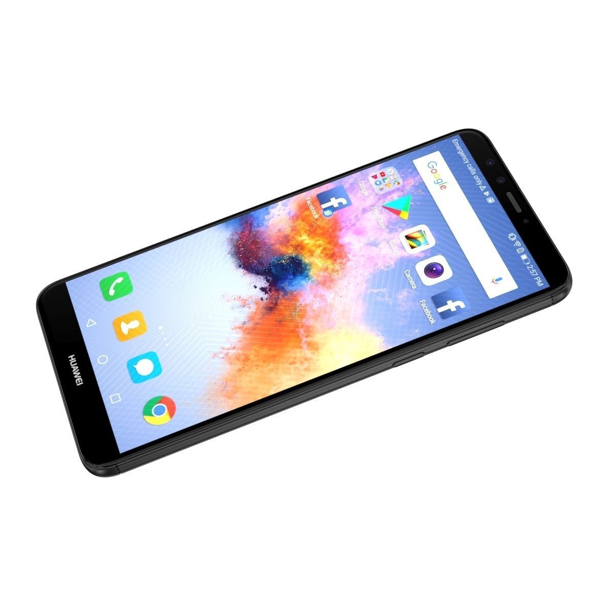 Huawei Y9 2018 Black 3D model_6