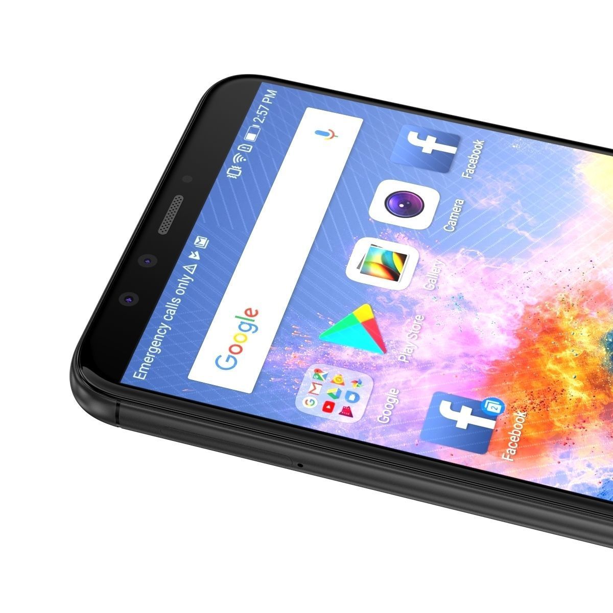 Huawei Y9 2018 Black 3D model_9