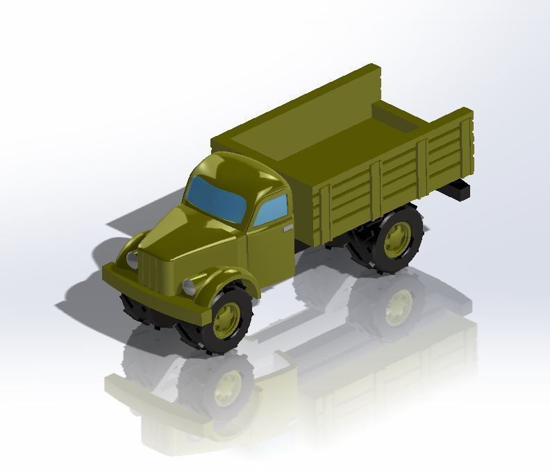 GAZ-63 3D print model_0