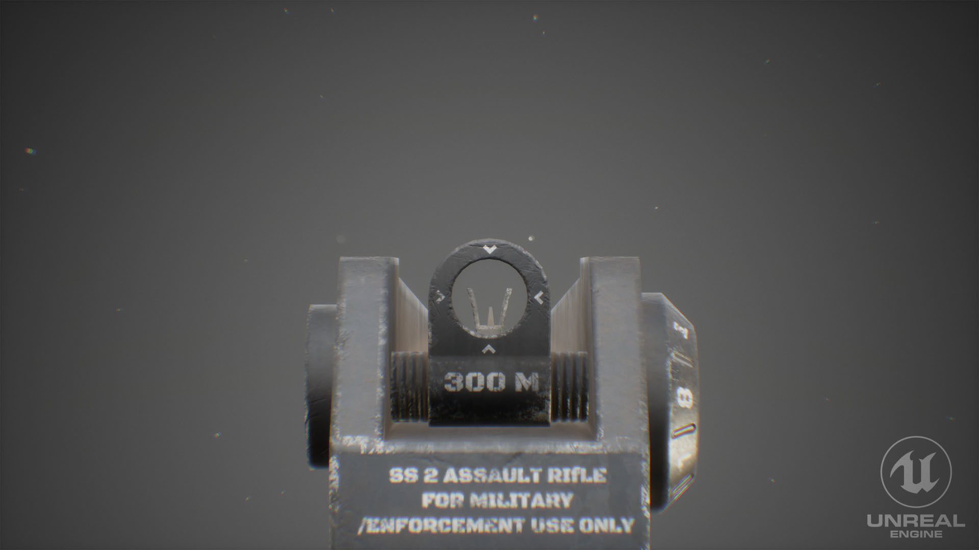 SS2 Assault Rifle Free low-poly 3D model_2