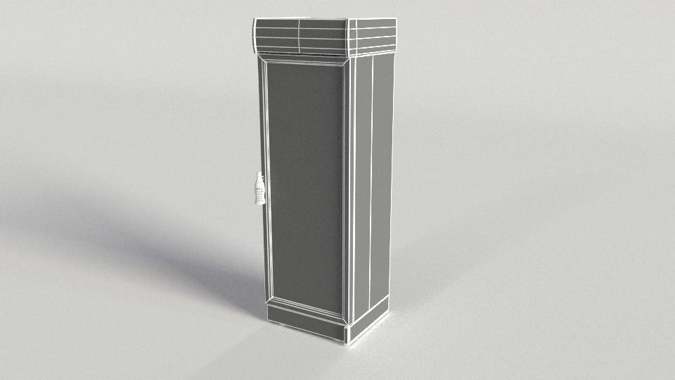 Coca-Cola Vending Machine 4 Low-poly 3D model_5