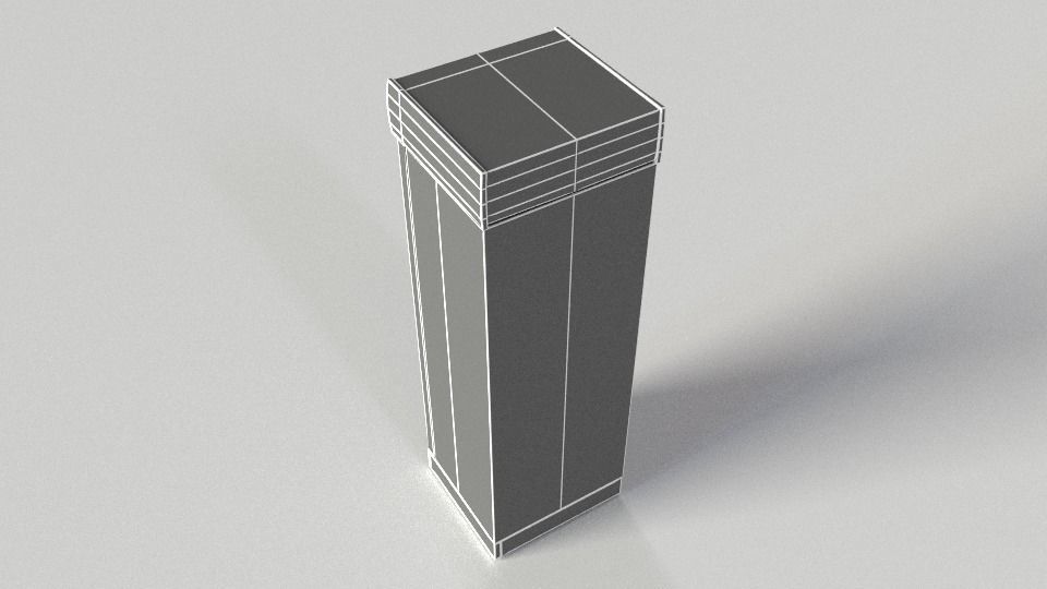 Coca-Cola Vending Machine 4 Low-poly 3D model_6