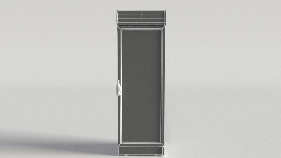 Coca-Cola Vending Machine 4 Low-poly 3D model_7