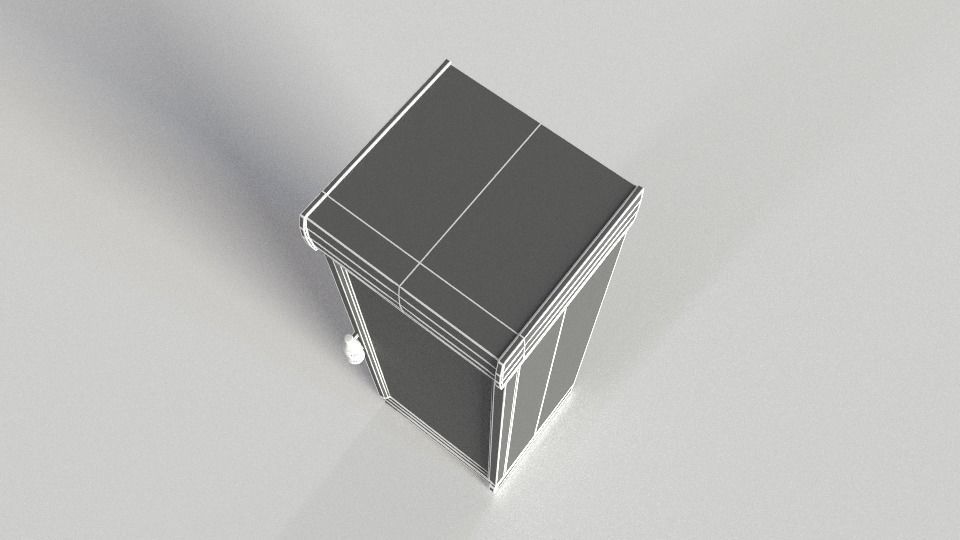 Coca-Cola Vending Machine 4 Low-poly 3D model_8