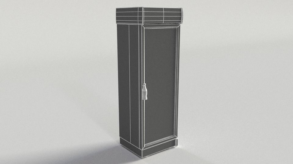Coca-Cola Vending Machine 4 Low-poly 3D model_9