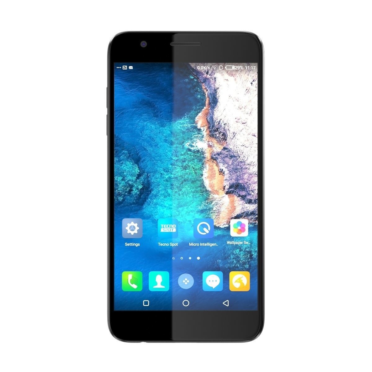 LG K30 Black 3D model_1