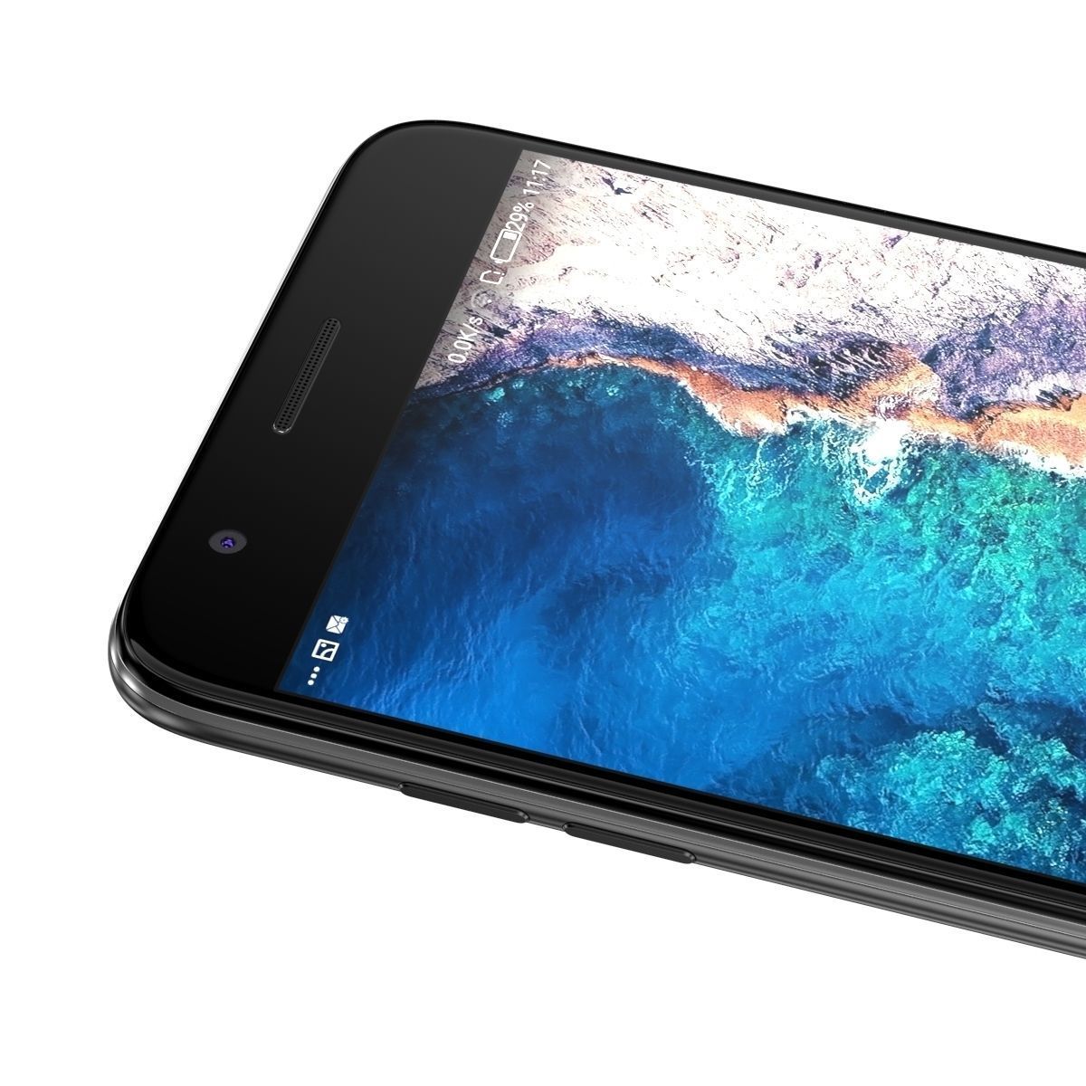 LG K30 Black 3D model_2