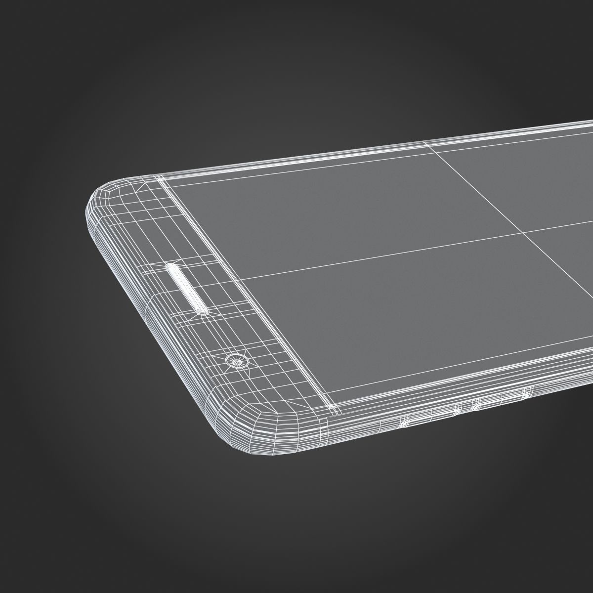 LG K30 Black 3D model_15