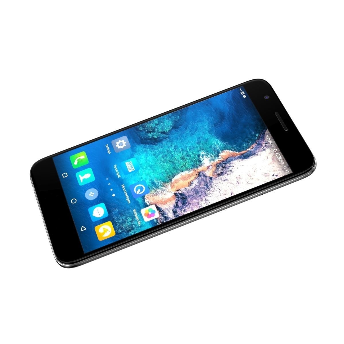 LG K30 Black 3D model_6