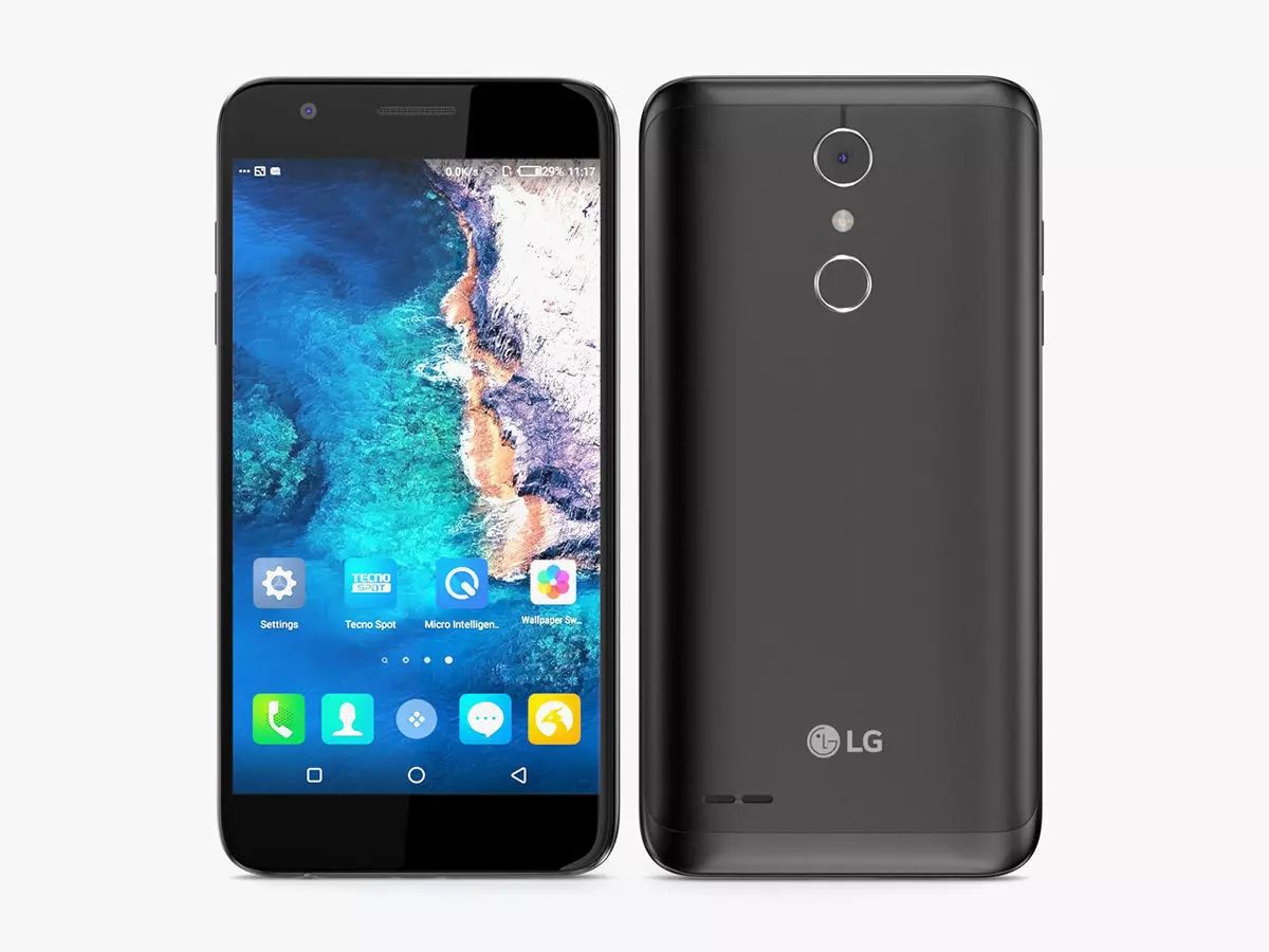 LG K30 Black 3D model_0