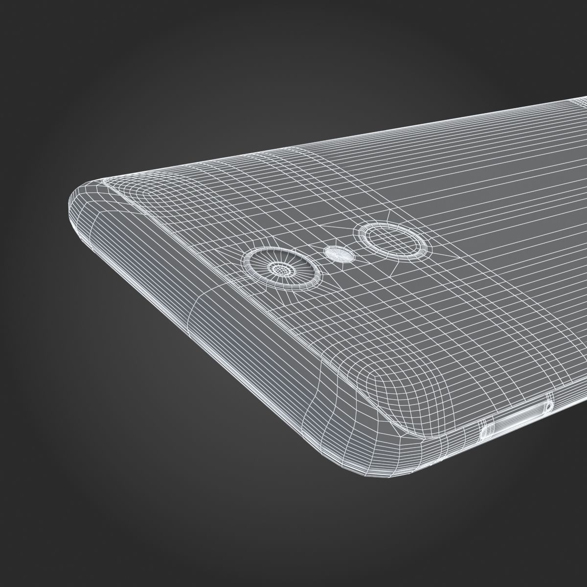 LG K30 Black 3D model_19