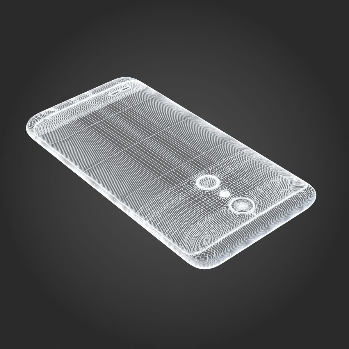 LG K30 Black 3D model_13