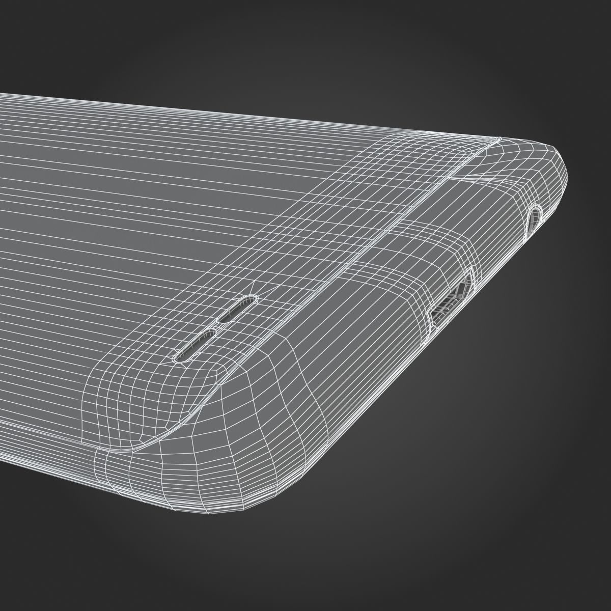 LG K30 Black 3D model_17