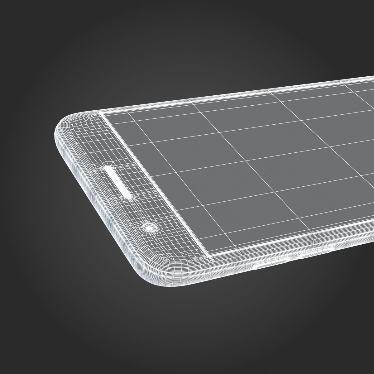 LG K30 Black 3D model_16