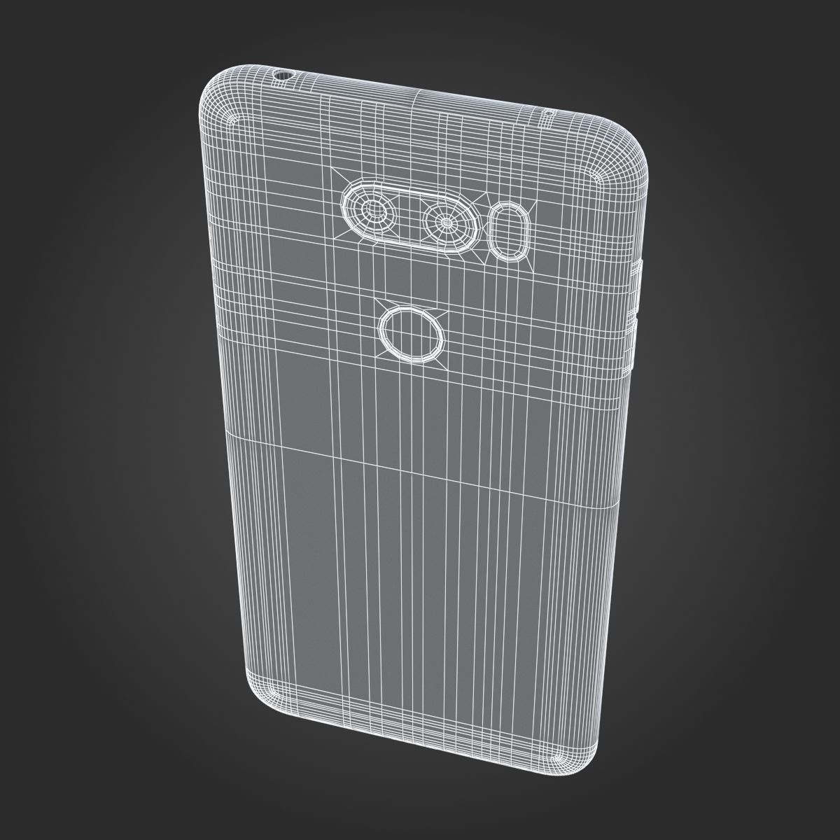 LG V30s ThinQ Platinum Gray 3D model_12