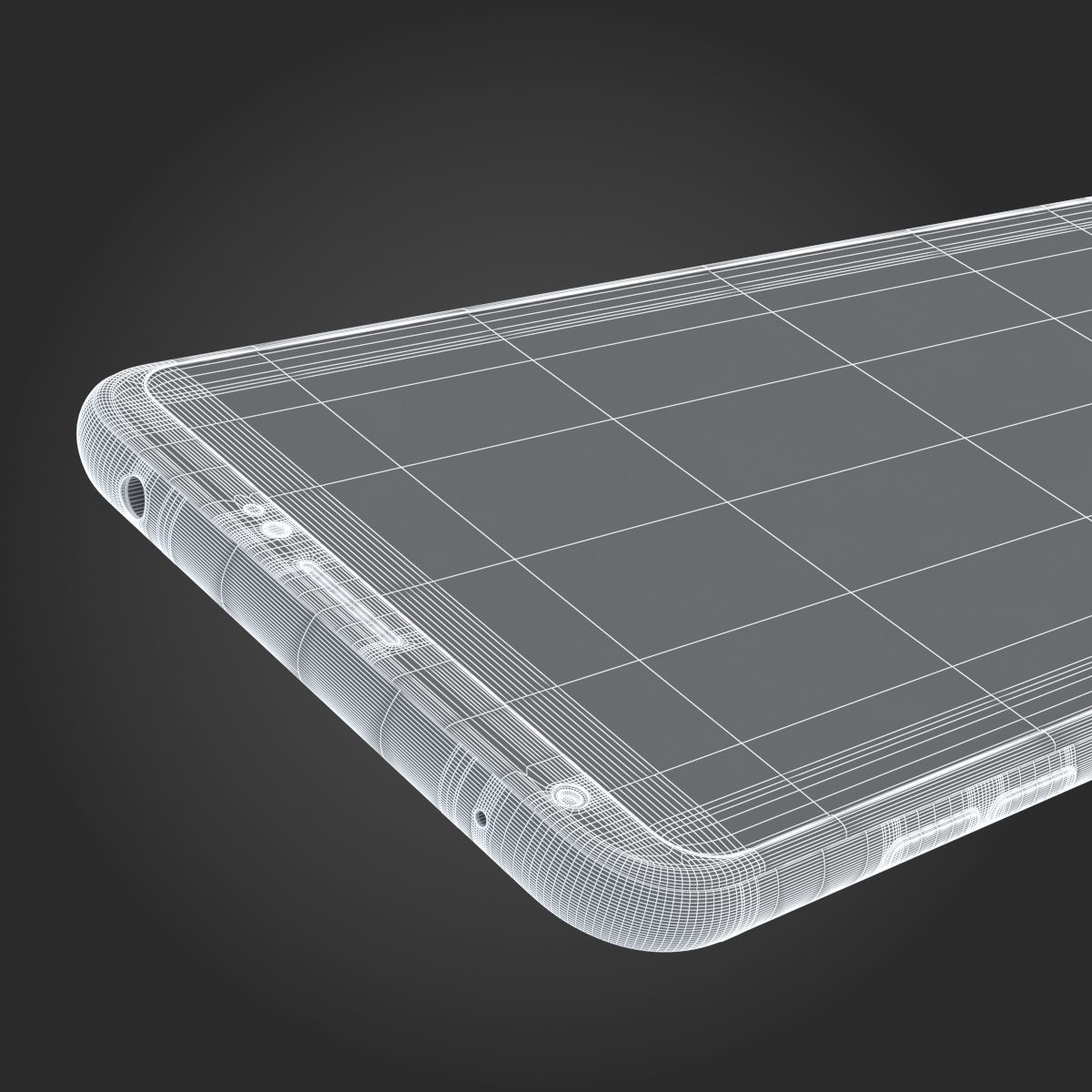 LG V30s ThinQ Platinum Gray 3D model_16