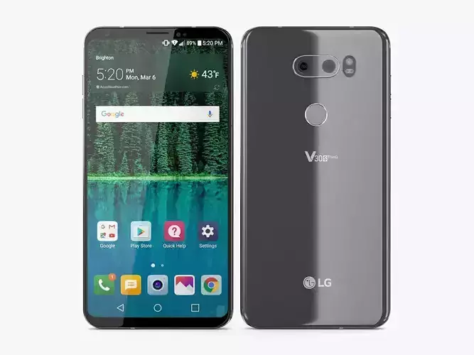 LG V30s ThinQ Platinum Gray