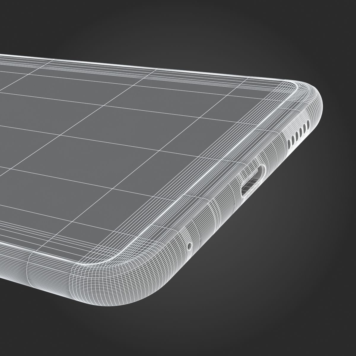 LG V30s ThinQ Platinum Gray 3D model_17