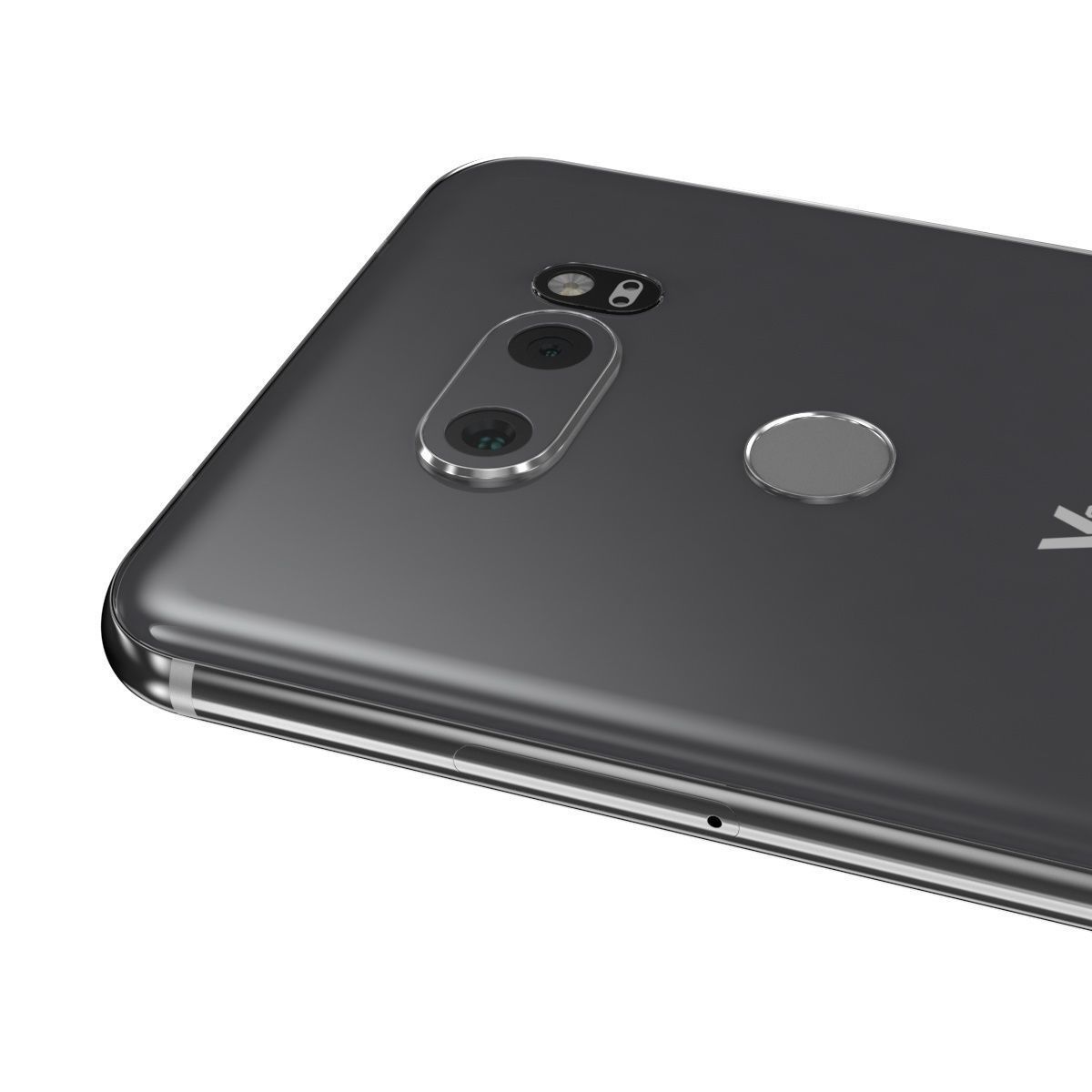 LG V30s ThinQ Platinum Gray 3D model_8