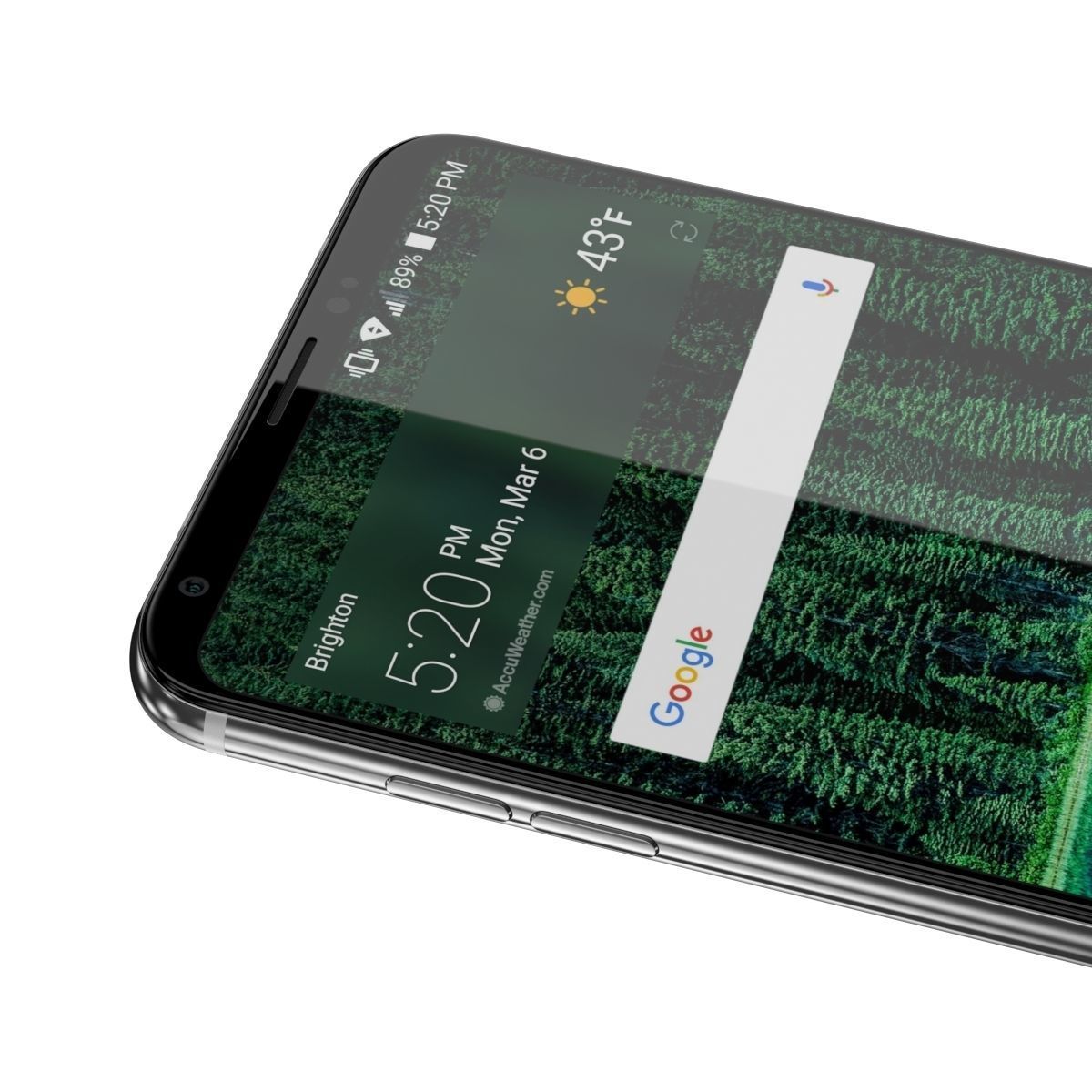 LG V30s ThinQ Platinum Gray 3D model_9