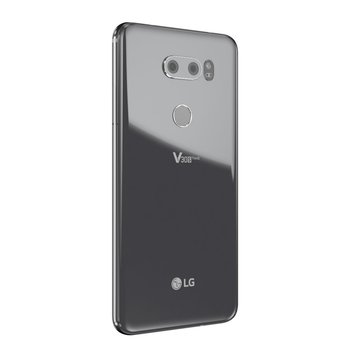 LG V30s ThinQ Platinum Gray 3D model_2