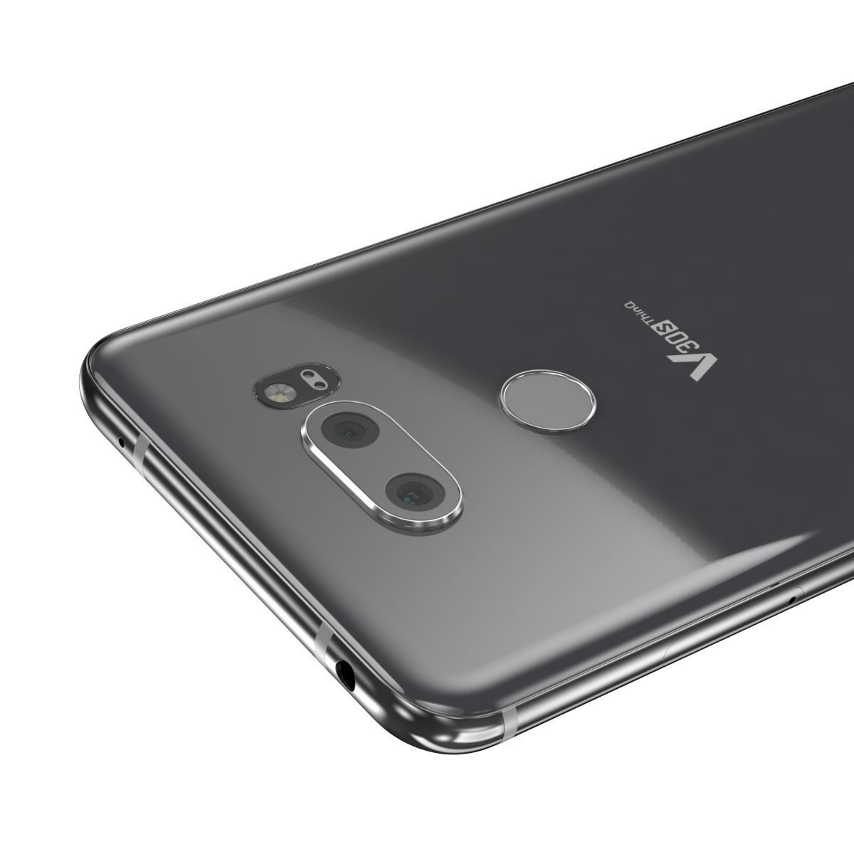 LG V30s ThinQ Platinum Gray 3D model_5