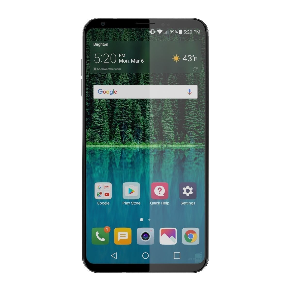LG V30s ThinQ Platinum Gray 3D model_1