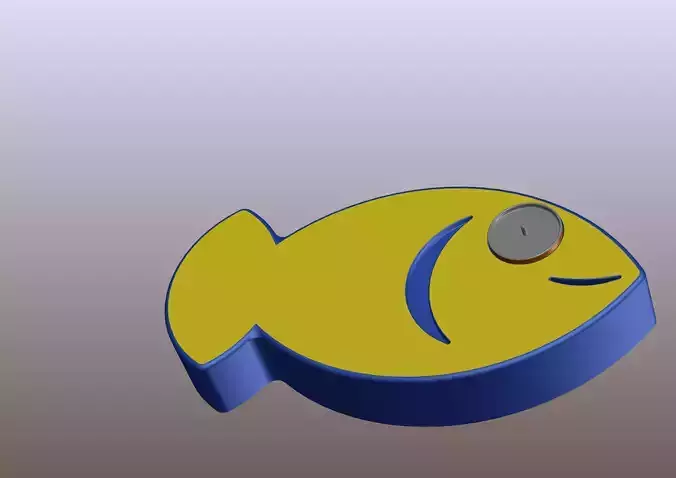 Fish Candle Holder Free 3D model