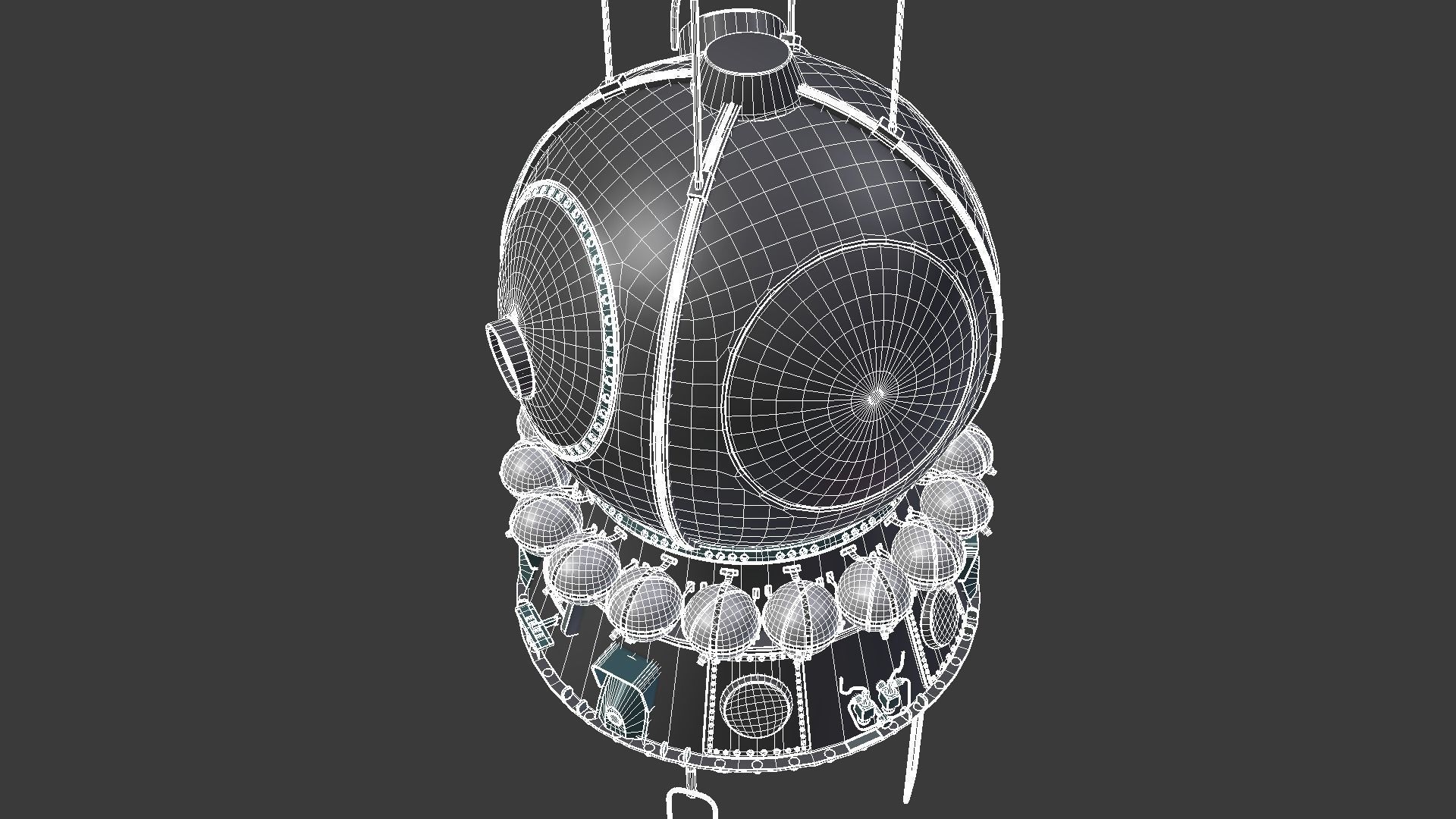 R-7 Rocket Vostok 3D model_18