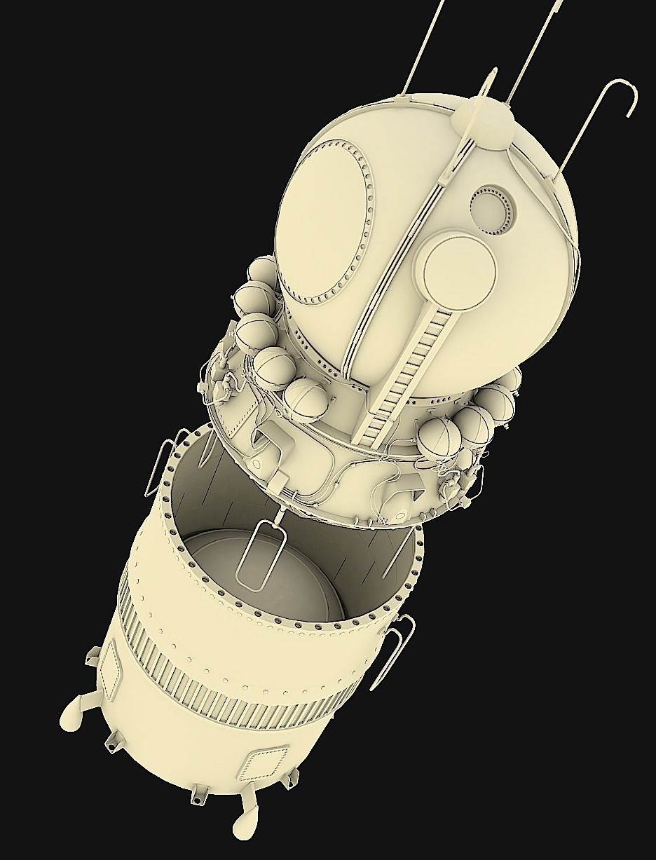 R-7 Rocket Vostok 3D model_10
