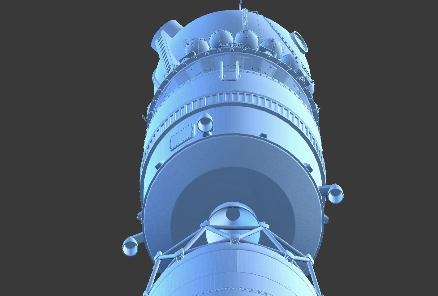 R-7 Rocket Vostok 3D model_17