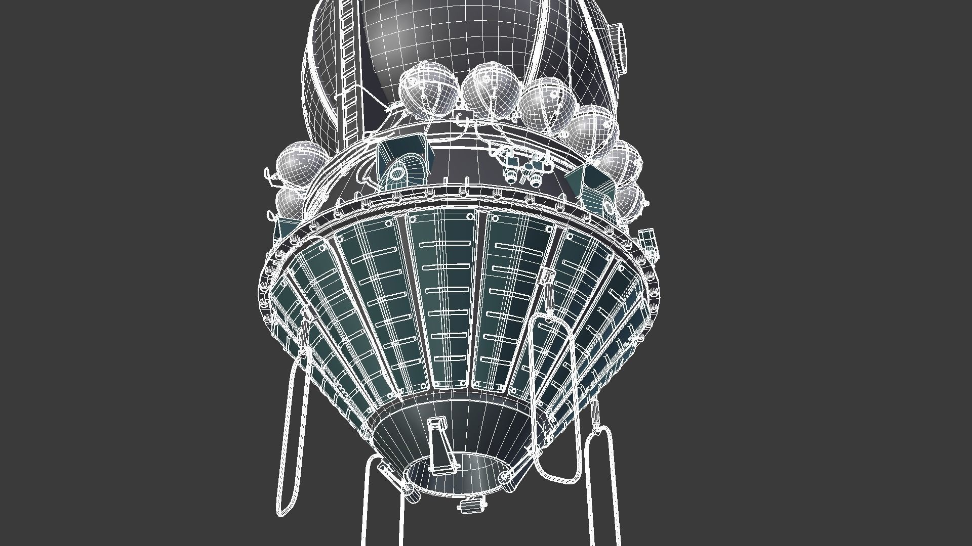 R-7 Rocket Vostok 3D model_21