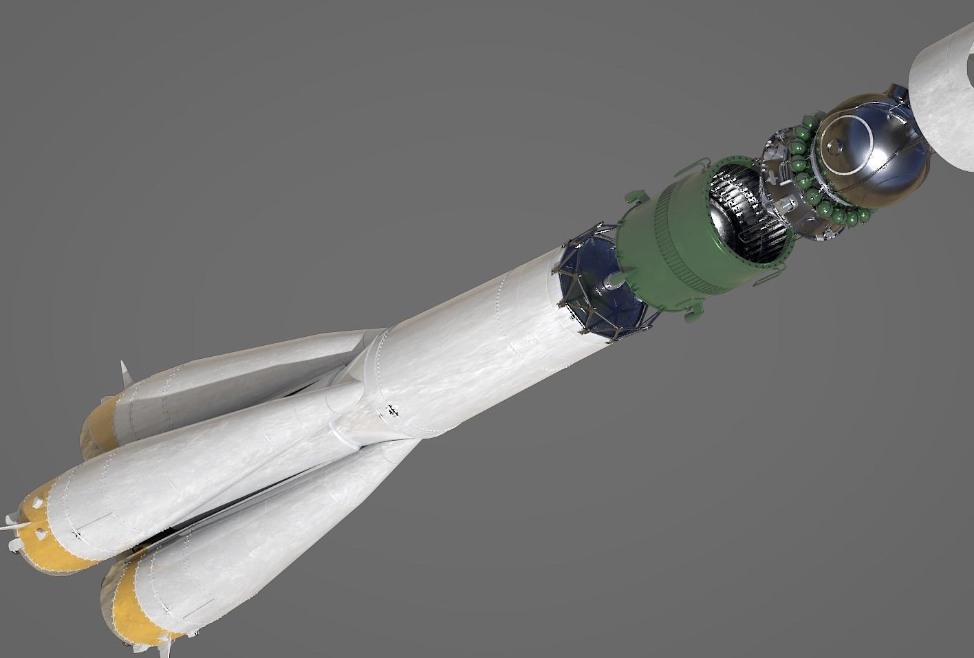 R-7 Rocket Vostok 3D model_7