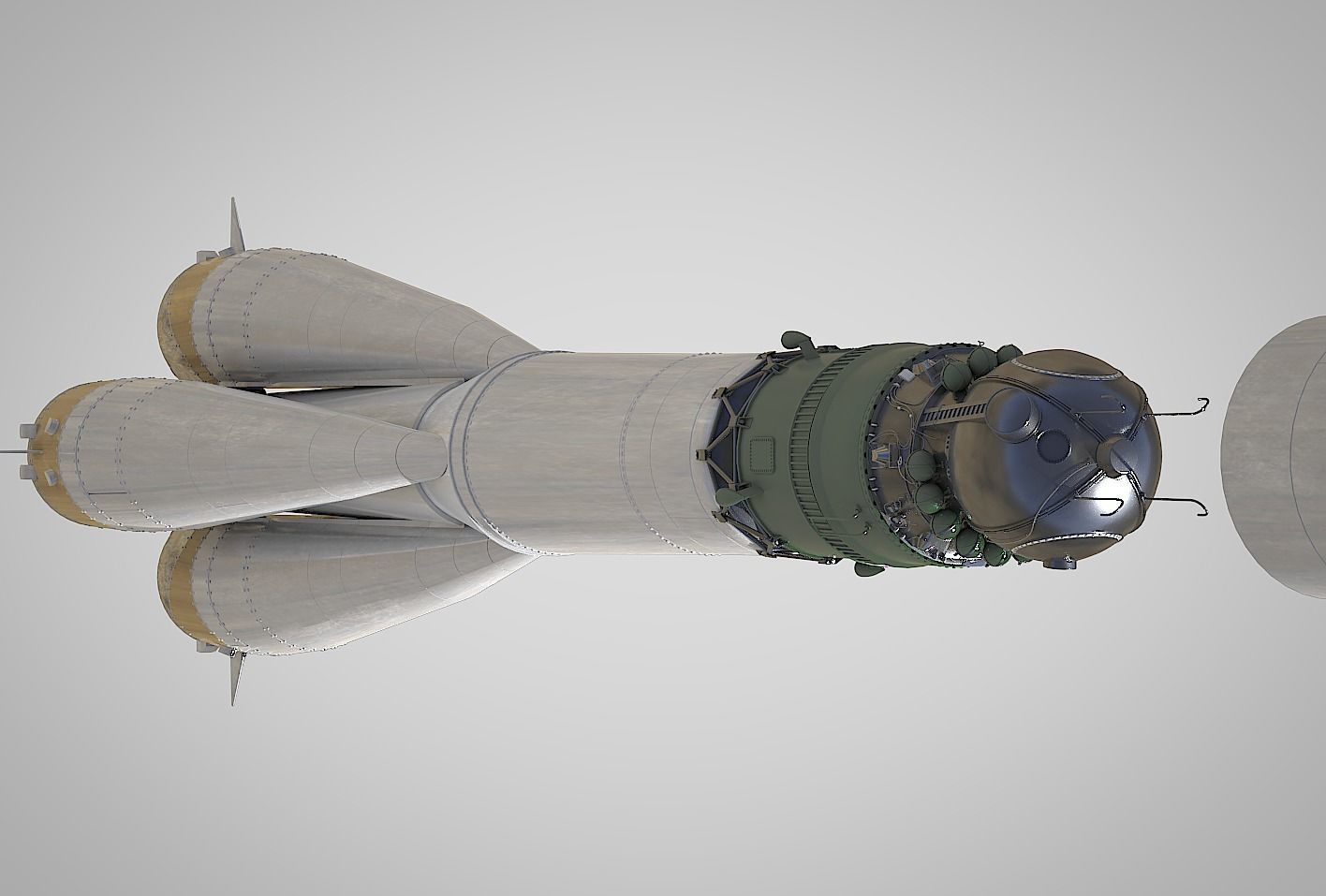 R-7 Rocket Vostok 3D model_6