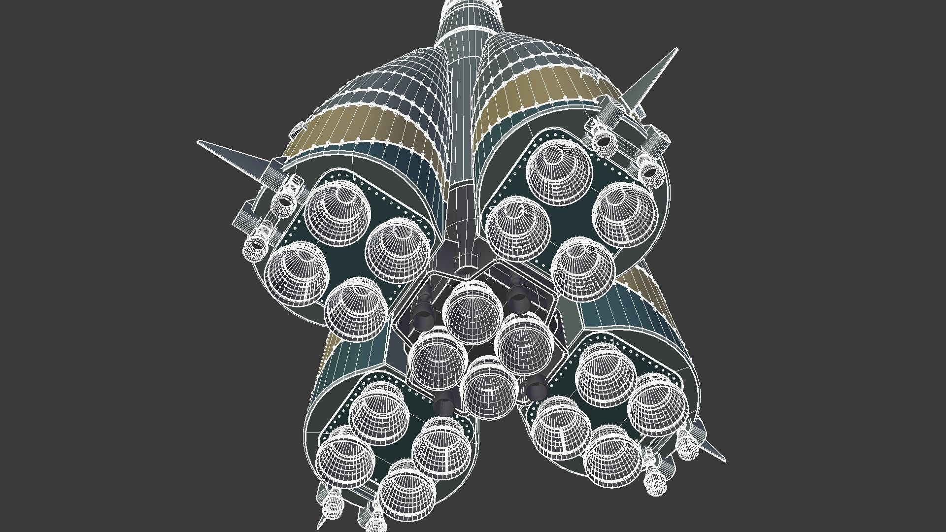 R-7 Rocket Vostok 3D model_20