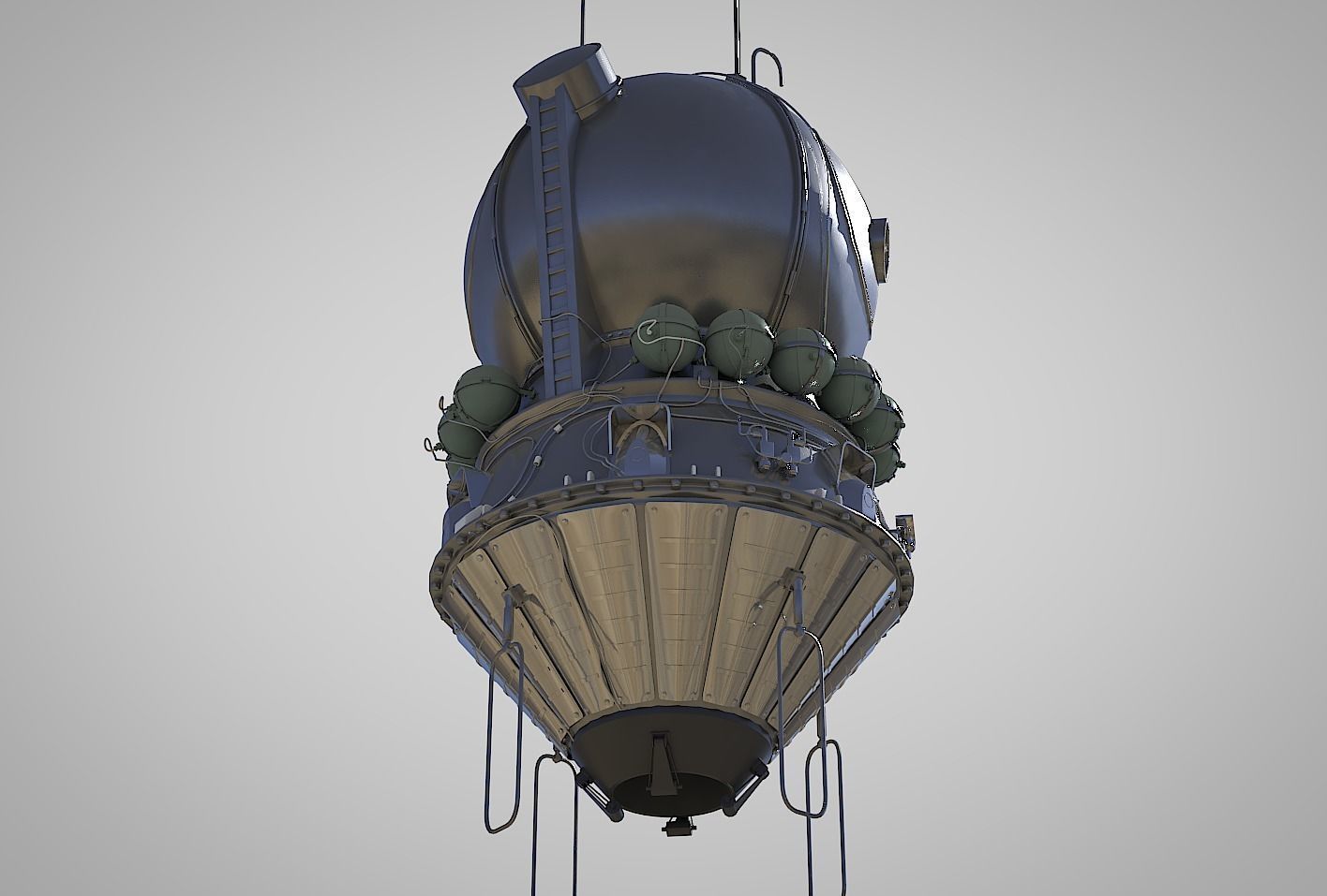 R-7 Rocket Vostok 3D model_1