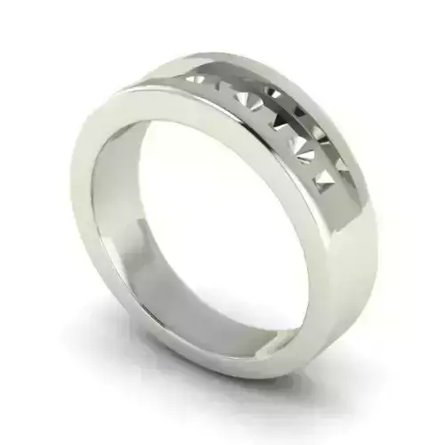 Silver Color Wedding Ring
