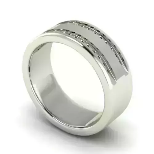 Silver Color Wedding Ring 1