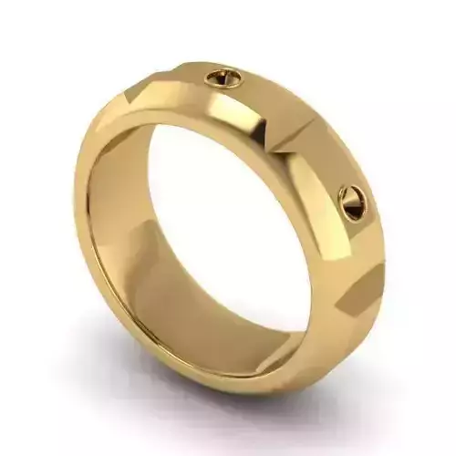 Gold Color Wedding Ring 3