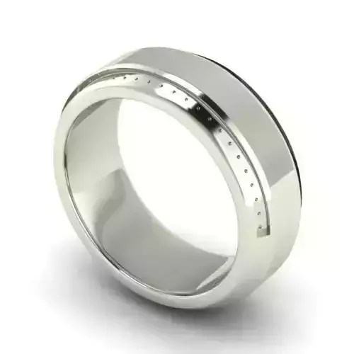Silver Color Wedding Ring 4