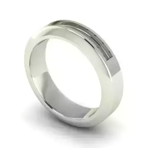 Silver Color Wedding Ring 12