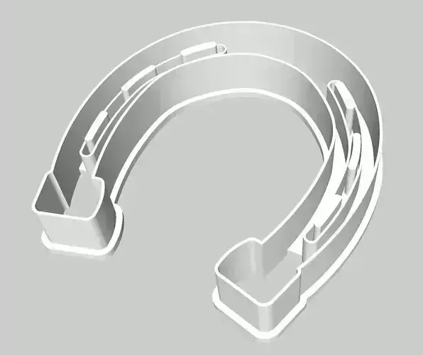 Horse Shoe Baking Cutter 3 inches 3D print model